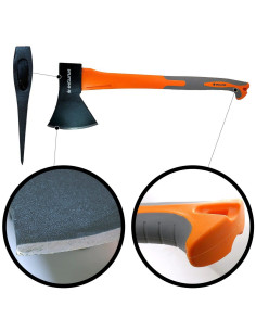 Topor, coada fibra, maner cauciucat, 1.5 kg, 13.5x87 cm, Richmann Exclusive 2