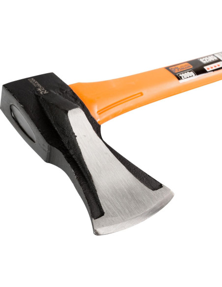 Topor pentru despicat, coada fibra, maner cauciucat, 2 kg, 8.5x88 cm, Richmann Exclusive