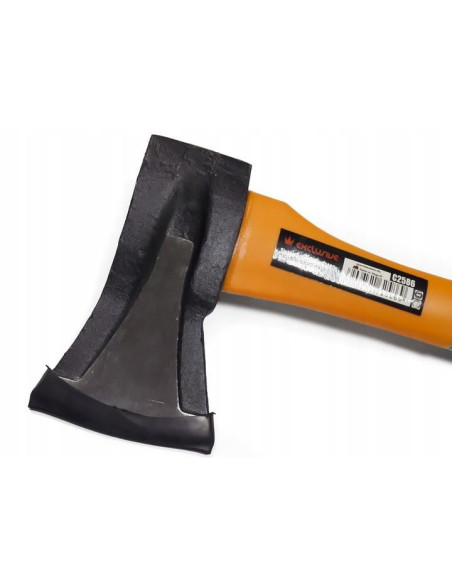 Topor pentru despicat, coada fibra, maner cauciucat, 1 kg, 8.5x37 cm, Richmann Exclusive