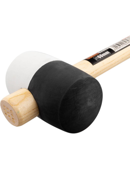 Ciocan cauciuc, alb-negru, 665 g, Richmann Exclusive