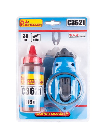 Fir de trasat cu pulbere rosie, 30 m, RICHMANN