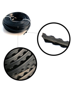 Fir rezerva motocoasa, trimmer, cu dinti, 3 mm x 15 m, Richmann Exclusive 2