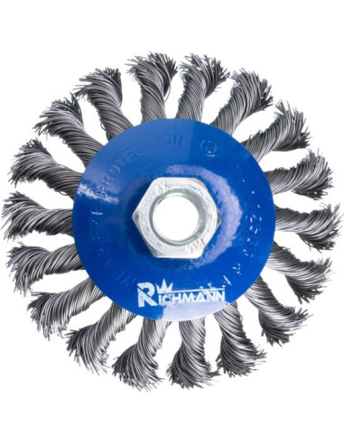 Perie sarma otel, tip cupa, cu toroane, M14, 100 mm, Richmann