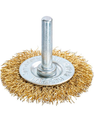 Perie sarma alama, circulara, cu tija, 50 mm, Richmann