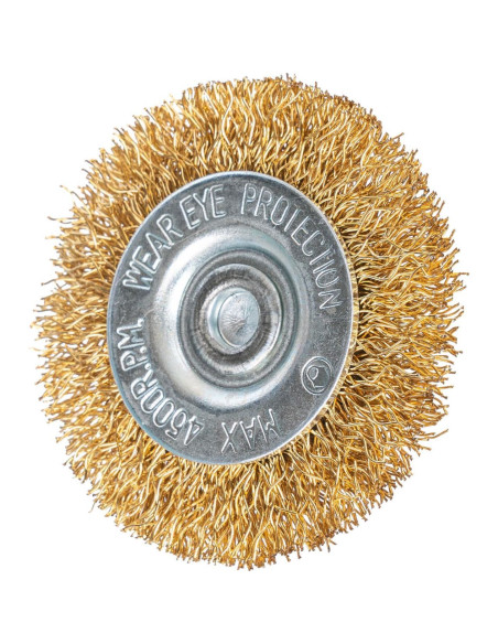 Perie sarma alama, circulara, cu tija, 50 mm, Richmann