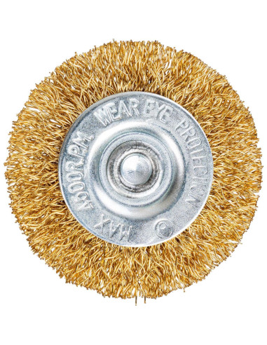 Perie sarma alama, circulara, cu tija, 50 mm, Richmann