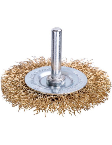 Perie sarma alama, circulara, cu tija, 63 mm, Richmann