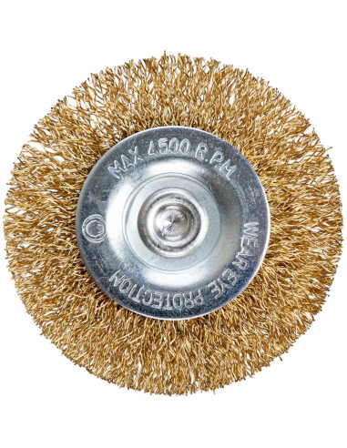Perie sarma alama, circulara, cu tija, 63 mm, Richmann