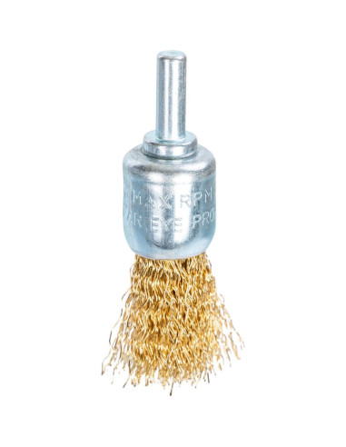 Perie sarma alama, circulara, cu tija, 17 mm, Richmann