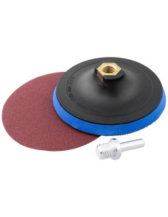 Suport cauciuc cu scai, pentru flex/masina gaurit, 125 mm, Richmann 2