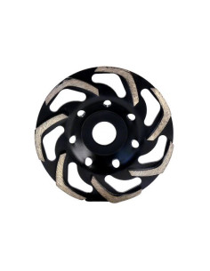 Disc diamantat slefuire, beton, slefuire uscata, segment "S", 125 mm/22.23 mm, Richmann Exclusive