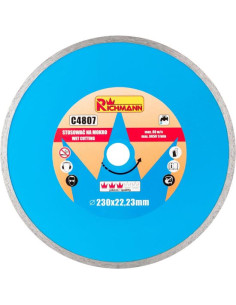 Disc diamantat continuu, placi ceramice, taiere umeda, 230 mm/22.23 mm, Richmann