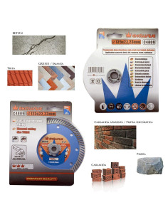 Disc diamantat turbo, beton, taiere umeda si uscata, 125 mm/22.23 mm, Richmann 2