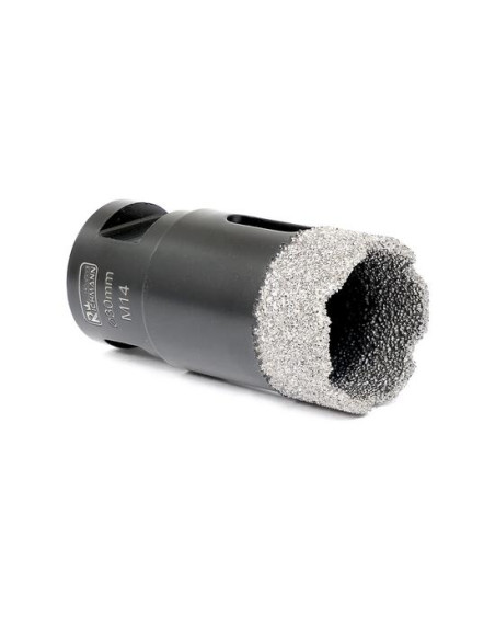 Carota diamantata, vacuum brazed, M14, 30 mm, Richmann Exclusive