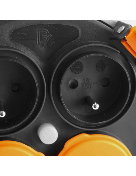 Prelungitor electric industrial, pe tambur, 16 A, 3x2.5 mm², IP44, 40 m, Richmann Exclusive