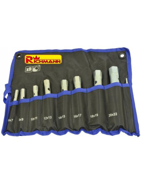Chei tubulare teava, 6-22 mm, set 8 buc, RICHMANN