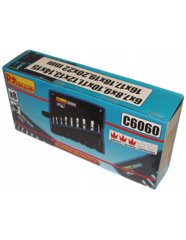 Chei tubulare teava, 6-22 mm, set 8 buc, RICHMANN