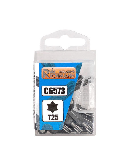 Varfuri, biti, Torx, 1/4”, T10x25 mm, Richmann Exclusive