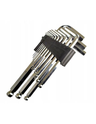 Chei hexagonale (imbus) lungi balpoint 2-19 mm, set 13 buc, Richmann Exclusive