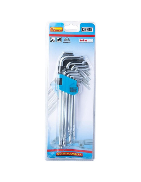Chei torx extra lungi, T10 - T50, (set 9 buc), RICHMANN