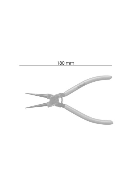 Cleste sigurante, varf drept, interior, 180 mm, Richmann