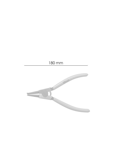 Cleste sigurante, varf curbat, exterior, 180 mm, Richmann