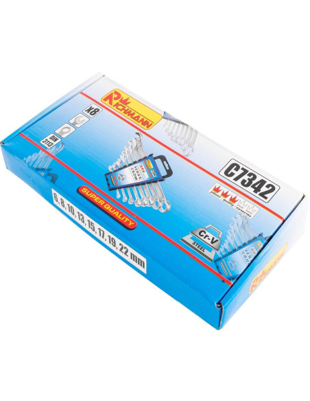 Chei combinate 6-22 mm, set 8 buc, RICHMANN