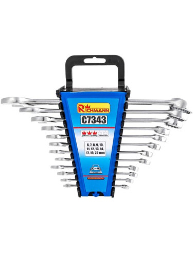 Chei combinate 6-22 mm, set 12 buc, RICHMANN