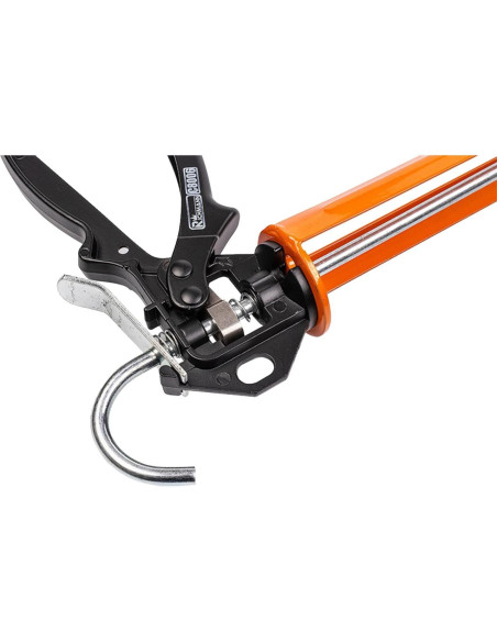 Pistol, presa, cartus silicon, otel, 300 ml, 22.5 cm, Richmann Exclusive