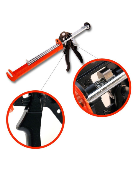 Pistol, presa, cartus silicon, 300 ml, 22.5 cm, Richmann Exclusive