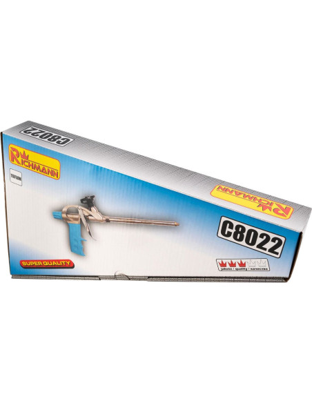 Pistol aplicat spuma, poliuretanica, interior teflonat, cu 2 varfuri, 32 cm, Richmann