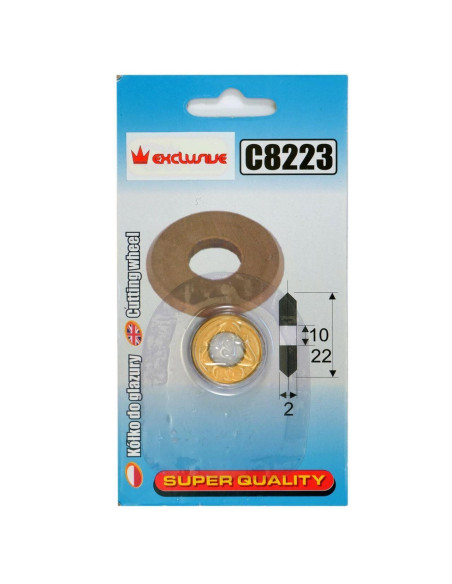 Rola taietoare rezerva aparat de taiat placi ceramice, titan, 22mm, Richmann