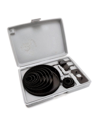 Carote pentru gips-carton, rigips, lemn, set 12 buc, 19-127 mm, Richmann