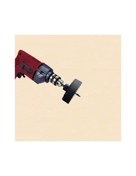 Carote pentru gips-carton, rigips, lemn, set 12 buc, 19-127 mm, Richmann