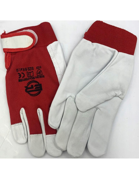 Manusi, piele fina de capra, manseta, marime L, Richmann