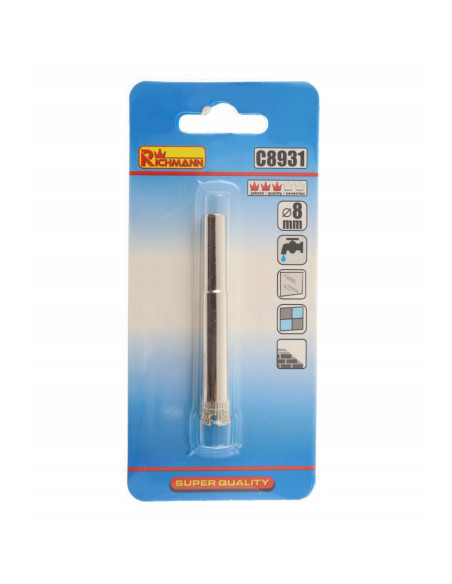 Carota diamantata, taiere umeda, 8 mm, Richmann