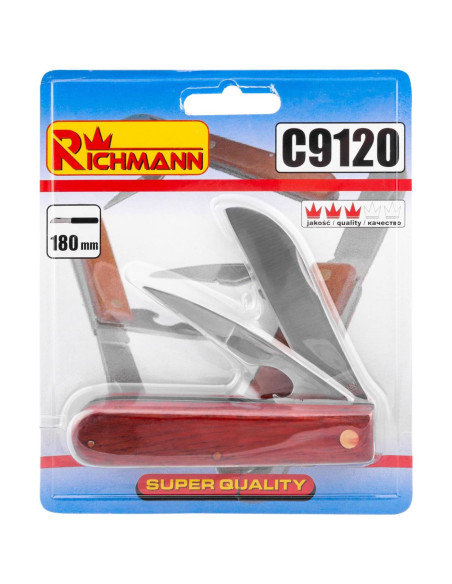 Briceag, cutit si deschizator rabatabil de buzunar, 180 mm, Richmann Exclusive