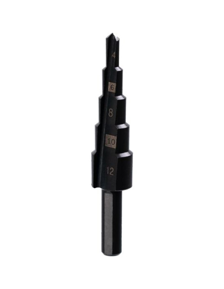Burghiu pentru metal, in trepte, nitrura de titan, 4-12 mm, Richmann Exclusive