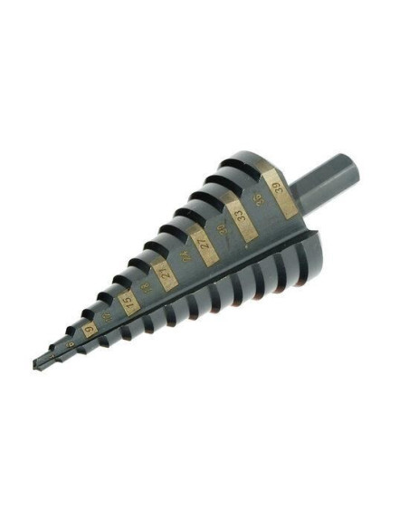 Burghiu pentru metal, in trepte, nitrura de titan, 4-39 mm, Richmann Exclusive