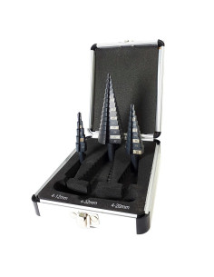 Burghie pentru metal, in trepte, nitrura de titan, set 3 buc, 4-12/20/32 mm, Richmann Exclusive 2