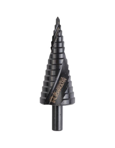 Burghiu pentru metal, in trepte, nitrura de titan, spiralat, 4-32 mm, Richmann Exclusive