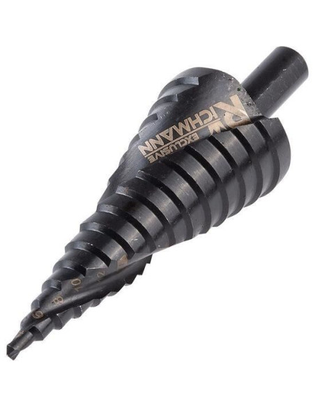Burghiu pentru metal, in trepte, nitrura de titan, spiralat, 4-32 mm, Richmann Exclusive