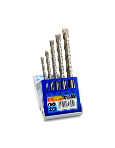 Set 5 burghie pentru beton, HSS, 4-10 mm, Richmann