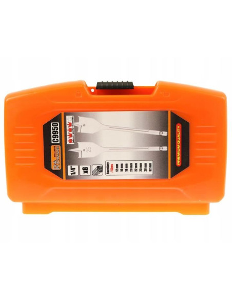 Burghie plate pentru lemn, set 8 buc, 12-32 mm, Richmann Exclusive