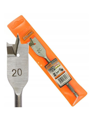 Burghiu plat pentru lemn, 20 mm, Richmann