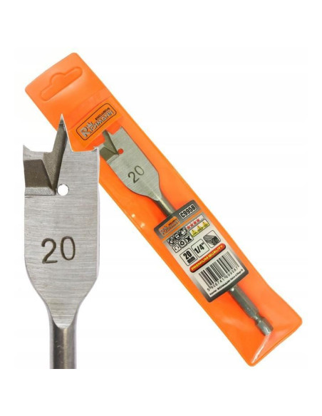 Burghiu plat pentru lemn, 20 mm, Richmann
