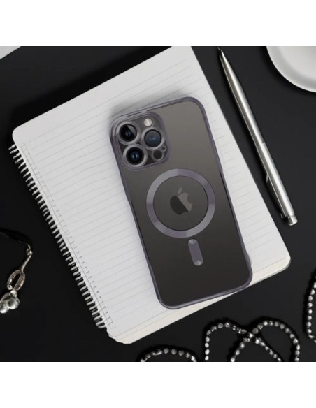Husa si Folie Protectie pentru iPhone 16 Pro TPU, Protectie si pentru Camera, MagSafe, Anti-Alunecare, Anti-Galbenire, Transpare