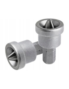 Varfuri, biti, cu opritor, gips carton, PH2, 1/4", set 2 buc, PH2x25 mm, Drel