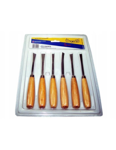 Dalti sculptura, set 6 buc, 16.5 cm, Condor