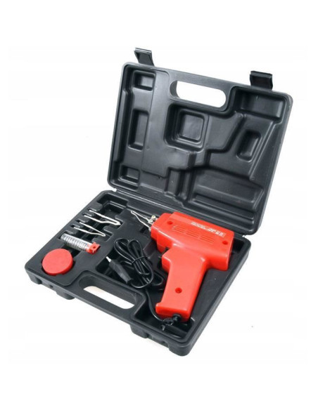 Pistol de lipit electric, 100 W, cu accesorii si geanta transport, Condor